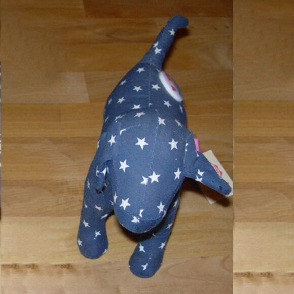 VS PINK Navy Blue w/Stars VOTE Mini Dog, 2008, w/ paper store tags - Picture 4 of 8